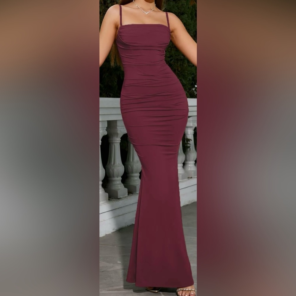 Burgundy Formal Dress